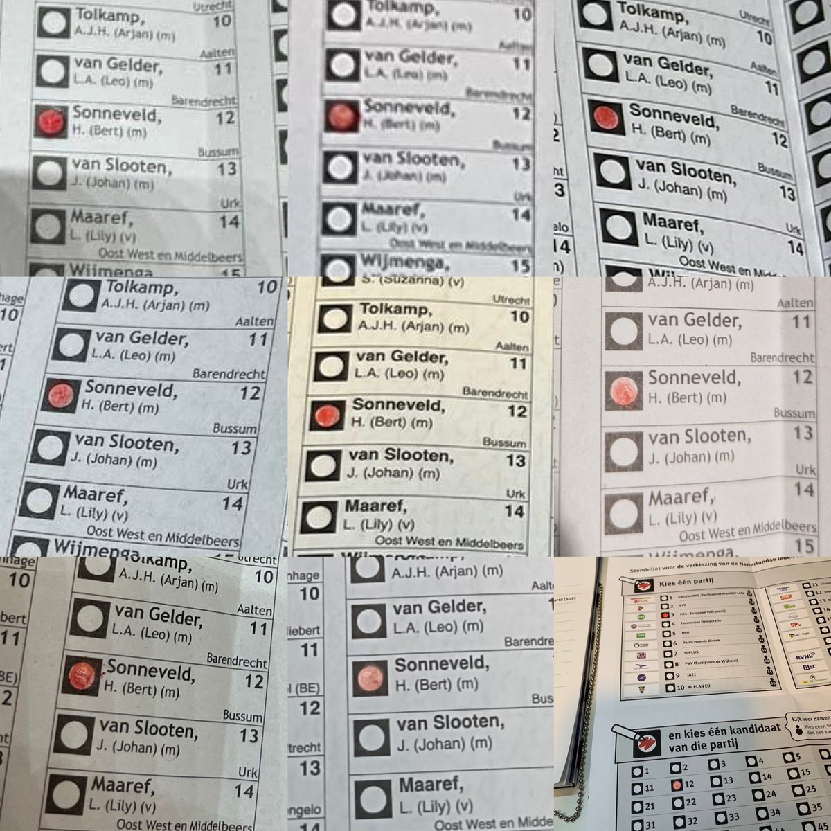 Best leuk zo’n verkiezingsdag.
Allemaal lieve, vrolijke en enthousiaste berichten.

Veel dank!!!