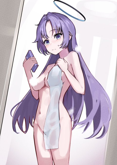 #ブルアカ 

ユウカ「え」  
先生「あ」 