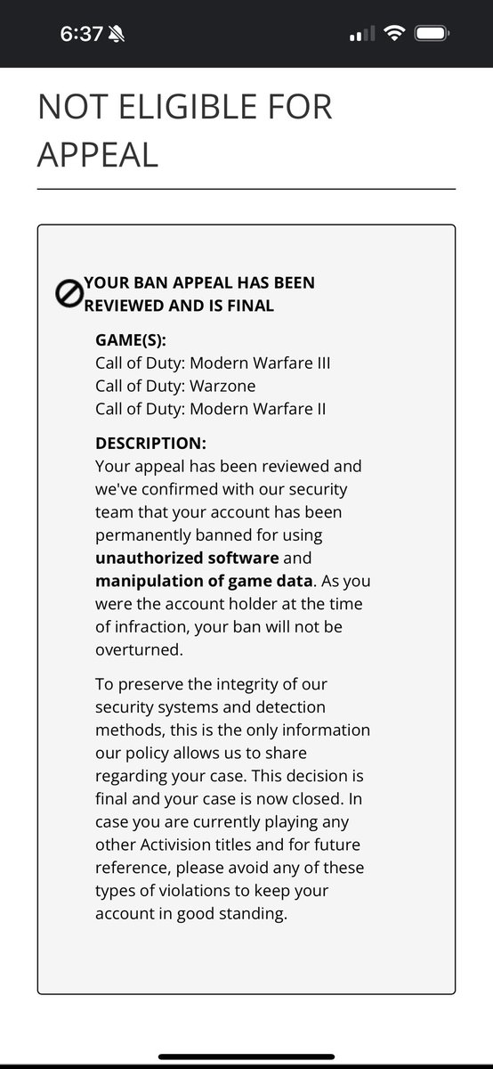 416shooter's tweet photo. @Activision fix this!!! 
I’d have a higher KD if I was cheating…

I’ve spent 1000’s of hours and dollars on this account. Please help! https://t.co/OZW1lCFZ57
