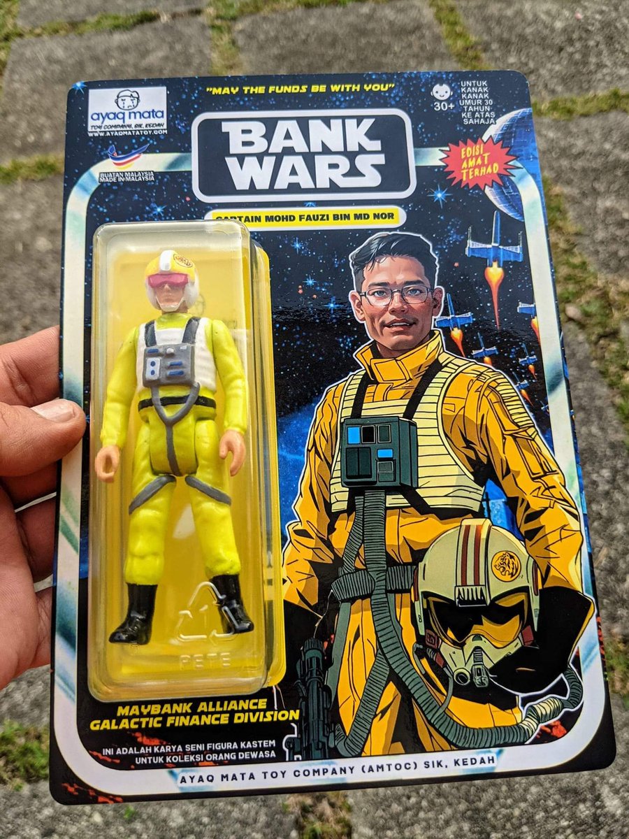 Wankedah_ctfkl's tweet photo. Photos lagi.
Alhamdulillah.
Satu lagi art toy commission siap.. Katanya untuk hadiah.. Pemberi dan penerima happy dah dapat.
#ayaqmatatoy #mainanlokal #sik #arttoy #xwingpilot
#bankwars
https://t.co/83uSvvhZ0k https://t.co/9QNOlRPtUt