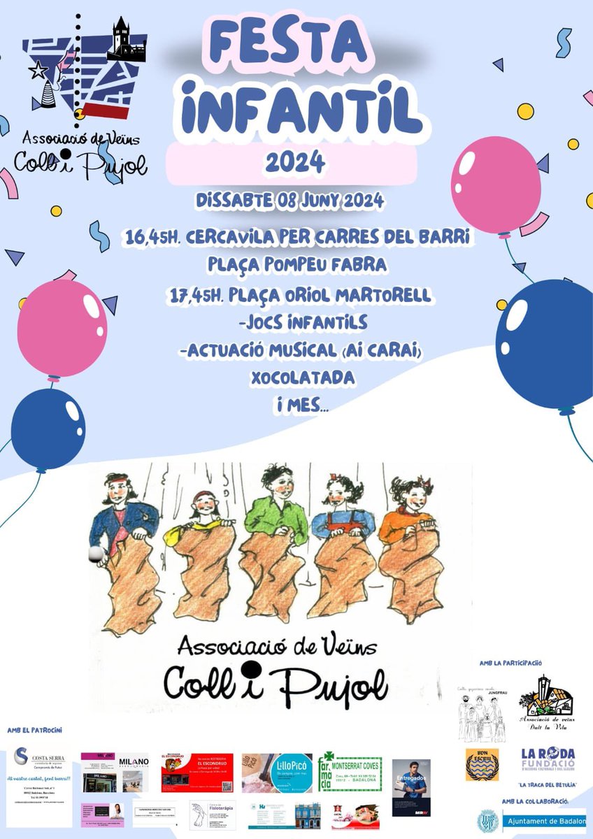 Aquest cap de setmana, festa amb l’<a href="/AVColliPujol/">A.V. Coll i Pujol</a>