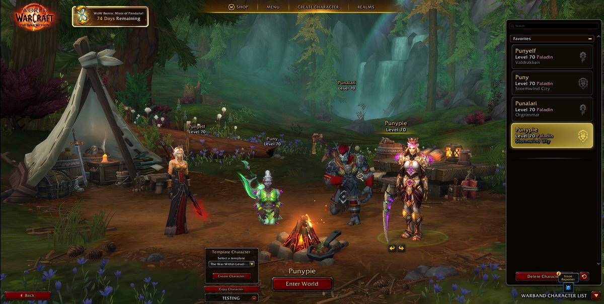 punyelf's tweet photo. The first thing I HAVE to do on Beta is fill my Warband with Paladins!!! #Warcraft #WorldofWarcraf #TWWBeta https://t.co/5A59MN8kxW