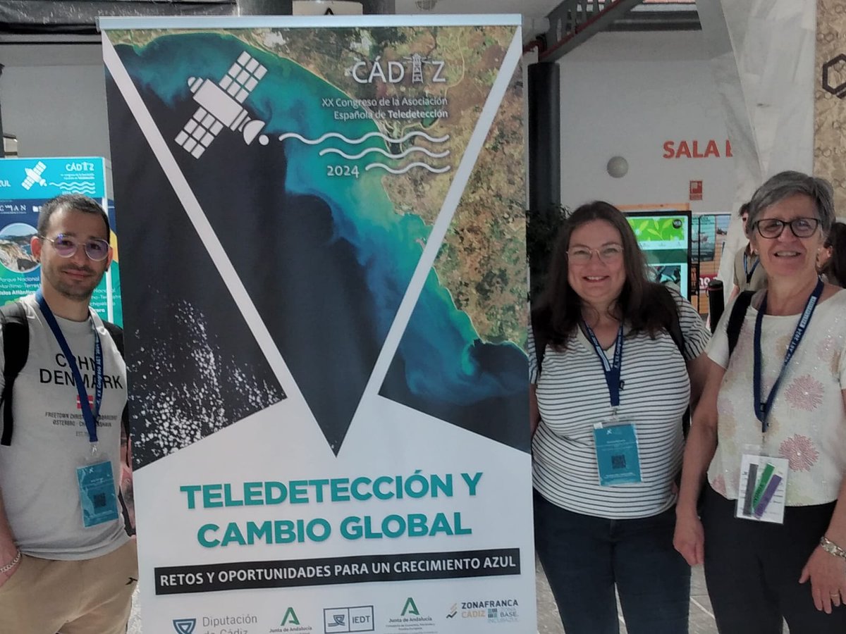 CITAAragon's tweet photo. Investigadores del departamento de Sistemas Agrícolas, Forestales y Medio Ambiente del CITA están  participando en el Congreso de @AET_asociacion  bajo el lema 🛰️Teledetección y Cambio Global: Retos y Oportunidades para un Crecimiento Azul
 
#FITE #RegATeA #RegATeA-Pro
@GobAragon https://t.co/JRu4M9NW7b