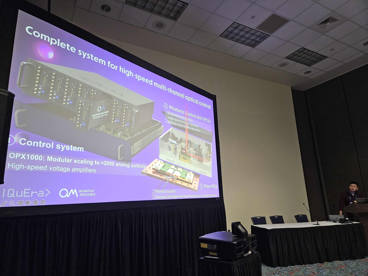 QuantumQM's tweet photo. ๐บ๐ธ The final day of #DAMOP is going down today!
๐ซ Make sure the swing by the QM booth to chat with our team, learn how to enhance your #quantum research using advanced #QuantumControl, and see how the OPX can be used to generate signals on a 6 Series B MSO Oscilloscope https://t.co/y9MZ5tyYey
