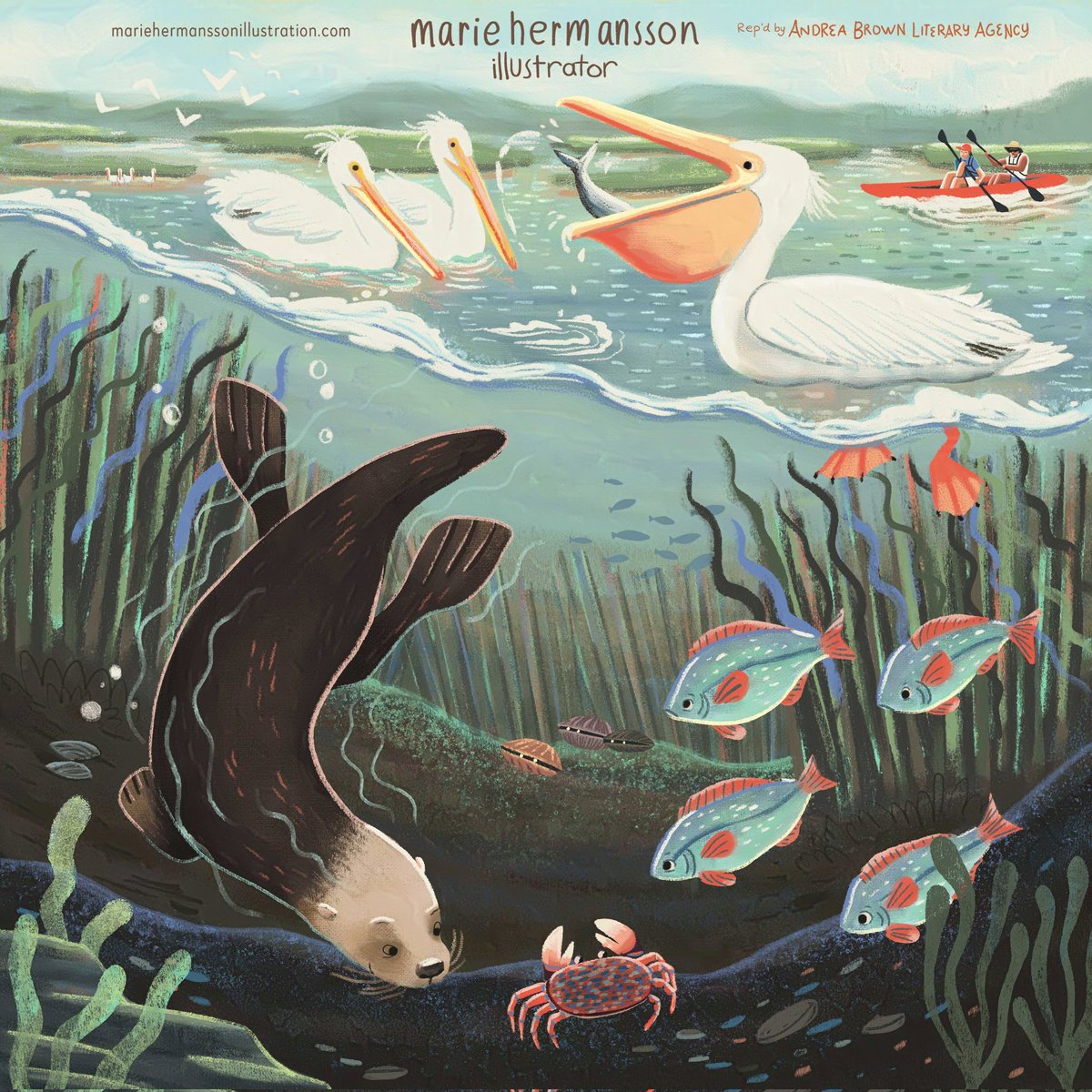 Marie Hermansson (@mariehermansson) on Twitter photo Can't believe that it's June #KidLitArtPostcard time already! Soon the Summer adventures can begin. Maybe kayaking in the Elkhorn Slough?? *Artwork protected from AI by Glaze*
📚 Rep'd by <a href="/CarynWiseman/">Caryn Wiseman</a> at <a href="/AndreaBrownLit/">Andrea Brown Lit</a>
📚 MarieHermanssonIllustration.com
📚 lmhermansson@gmail.com Can't believe that it's June #KidLitArtPostcard time already! Soon the Summer adventures can begin. Maybe kayaking in the Elkhorn Slough?? *Artwork protected from AI by Glaze*
📚 Rep'd by <a href="/CarynWiseman/">Caryn Wiseman</a> at <a href="/AndreaBrownLit/">Andrea Brown Lit</a>
📚 MarieHermanssonIllustration.com
📚 lmhermansson@gmail.com