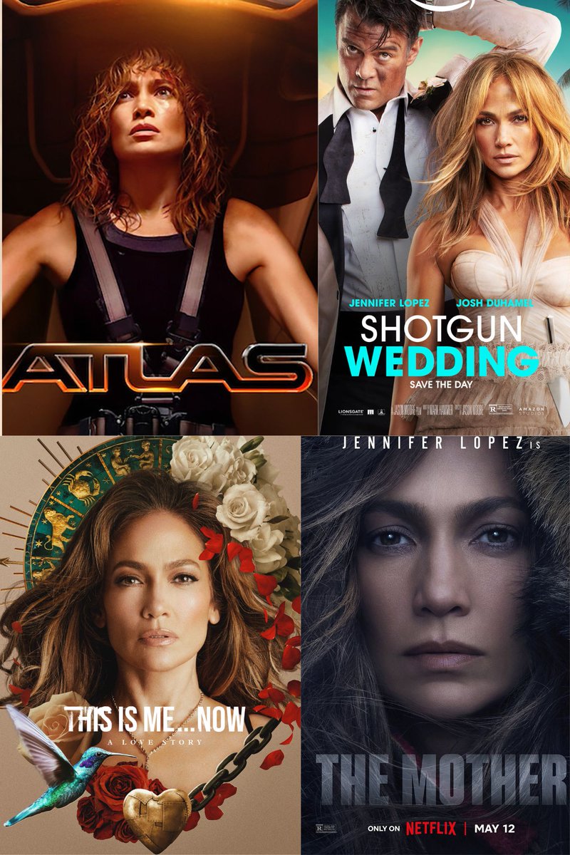 ScreenBinge's tweet photo. J.Lo Dominates Streaming AGAIN! 'Atlas' is her 4th #1 movie in 2 years on streaming charts following ‘THE MOTHER,’ ‘SHOTGUN WEDDING’ and ‘THIS IS ME… NOW.
#JenniferLopez #JLO #StreamingQueen #Atlas #TheMother #ShotgunWedding #ThisIsMeNow #JLOMovies #screenbinge #Streamingcharts https://t.co/3LE2Ev96lr