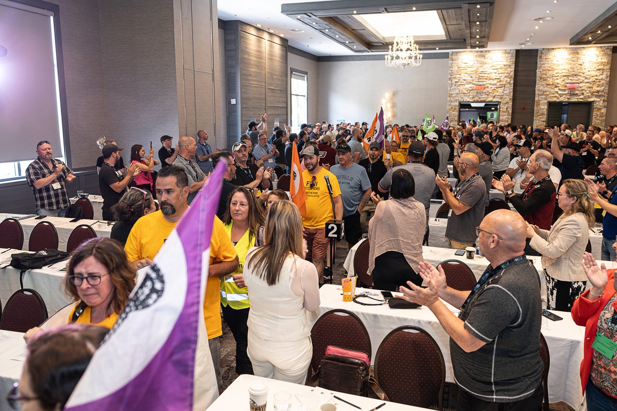 115 000$ ! C'est l'incroyable montant donné par les syndicats de la Fédération de l'industrie manufacturière aux syndicats en conflit qui sont venus à leur congrès. La semaine dernière, c'était 50 000$ pour les syndicats de la Fédération du commerce. Magnifique solidarité CSN.