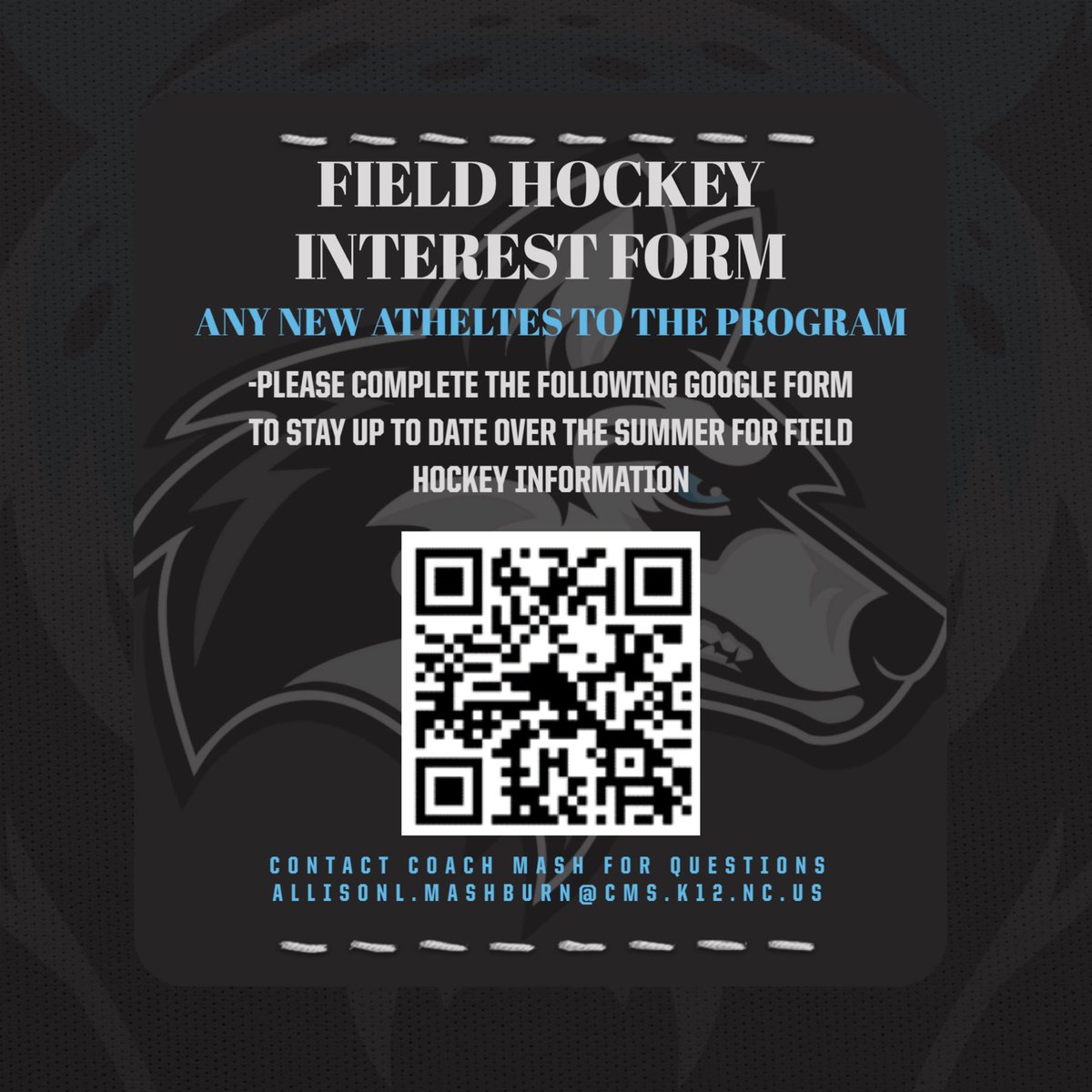 Hough Field Hockey (@houghfh) on Twitter photo ANY new athletes trying out for the program in August, please fill out the google form to receive information over the summer #hfhC <a href="/HoughAthletics/">Hough HS Athletics</a> ANY new athletes trying out for the program in August, please fill out the google form to receive information over the summer #hfhC <a href="/HoughAthletics/">Hough HS Athletics</a>