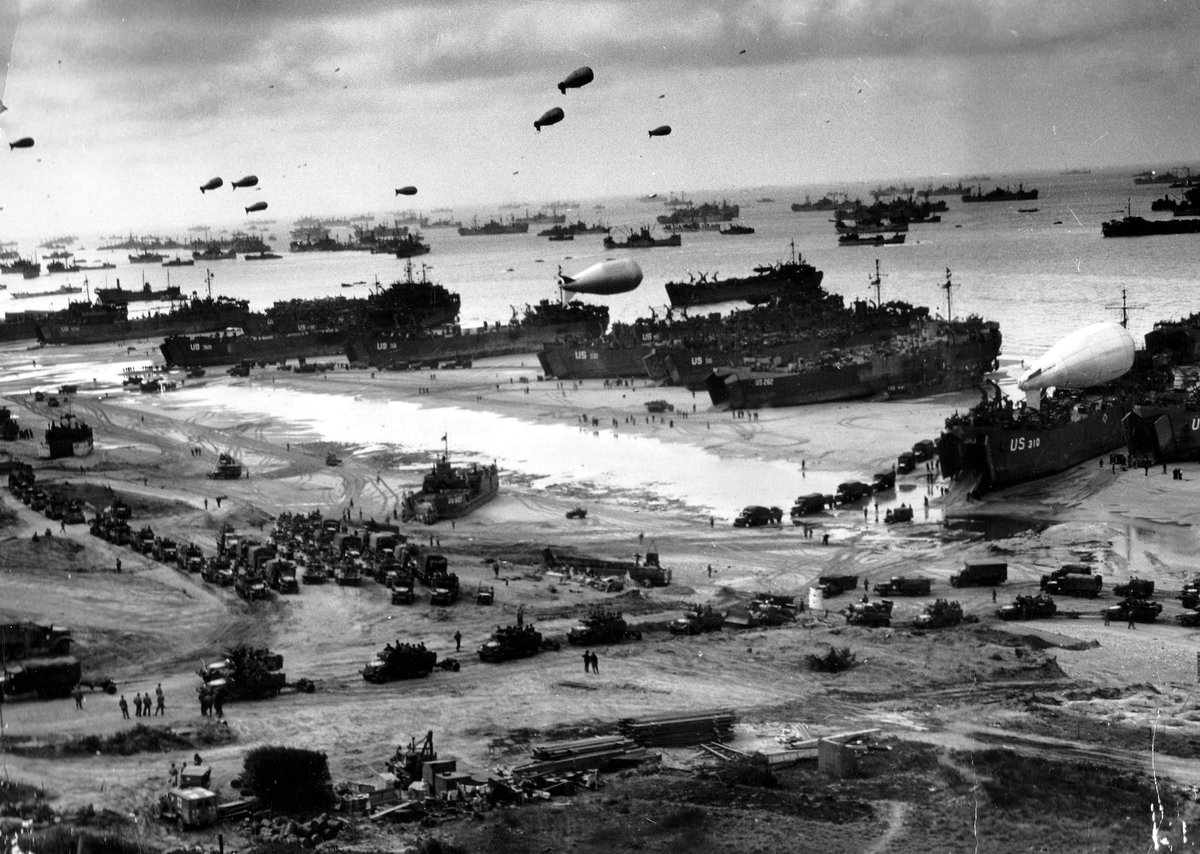 Look what globalists can do when they have a clarity of purpose, extraordinary courage and shared democratic values in an era of existential fascist threats and rampant disinformation. 

D-Day, 80 years ago.