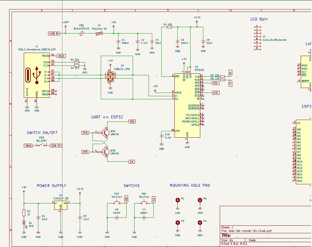 ✨ Neurai IoT Base Design✨
We are adjusting the base design of our IoT equipment to facilitate the creation of the next designs. In the image there are missing buttons, the LoRa and ESP32 connection, which we have undone and other things to improve.

With this finalized design