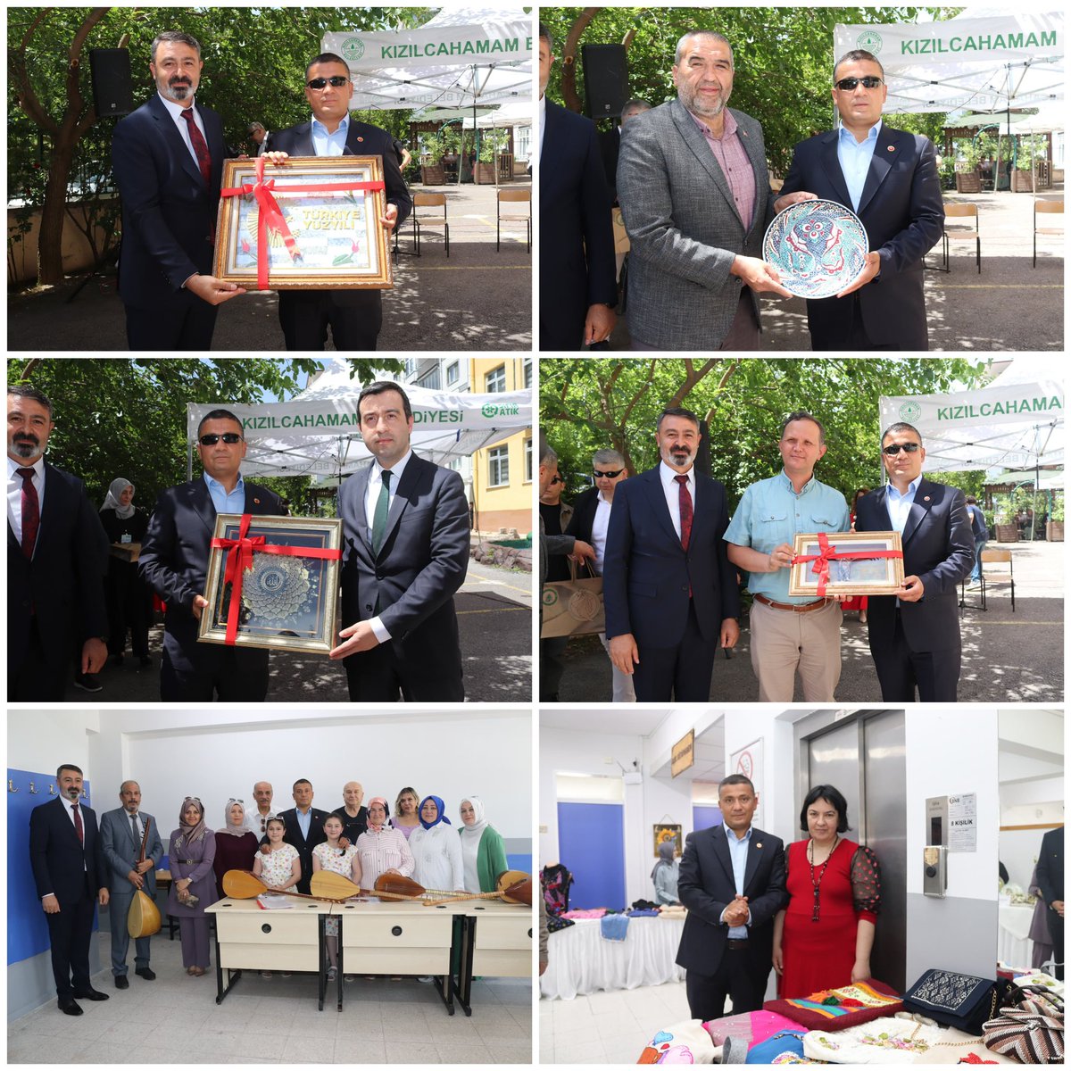 İlçemiz Halk Eğitimi Merkezi Müdürlüğü kursiyerleri tarafından hazırlanan el emeği göz nuru ürünlerin yer aldığı sergi Kaymakamımız Sn. <a href="/nmehmetbeyoglu/">Dr. Nuri MEHMETBEYOĞLU</a> ve <a href="/GMehmetbeyoglu/">Gülay Mehmetbeyoğlu</a> Hanımefendinin katılımlarıyla büyük bir coşkuyla açıldı.
Haber için ⤵️
kizilcahamam.gov.tr/halk-egitim-me…
