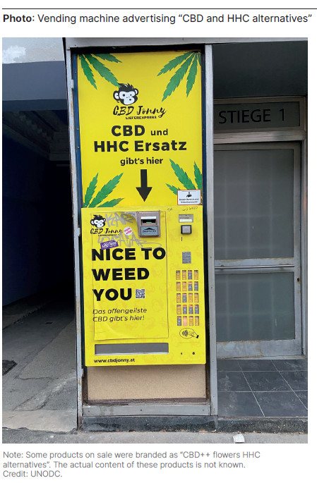 Children and adolescents are at risk by products containing semi-synthetic cannabinoids in the form of sweets and other edibles which are easily accessible via vending machines.

– check out the new #UNODC #SMARTForensics Update 🔗: bit.ly/4aGKekM