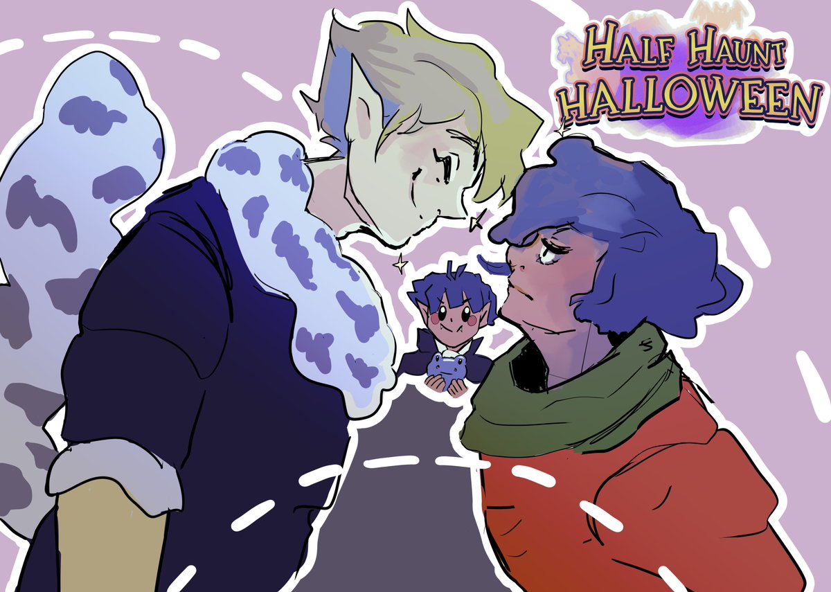 Half Haunt Halloween is part of this year's Queer Games Bundle! Support queer indie devs and also get a ton of games! heiden.itch.io/half-haunt-hal… #vndev #indiedev #indiegame