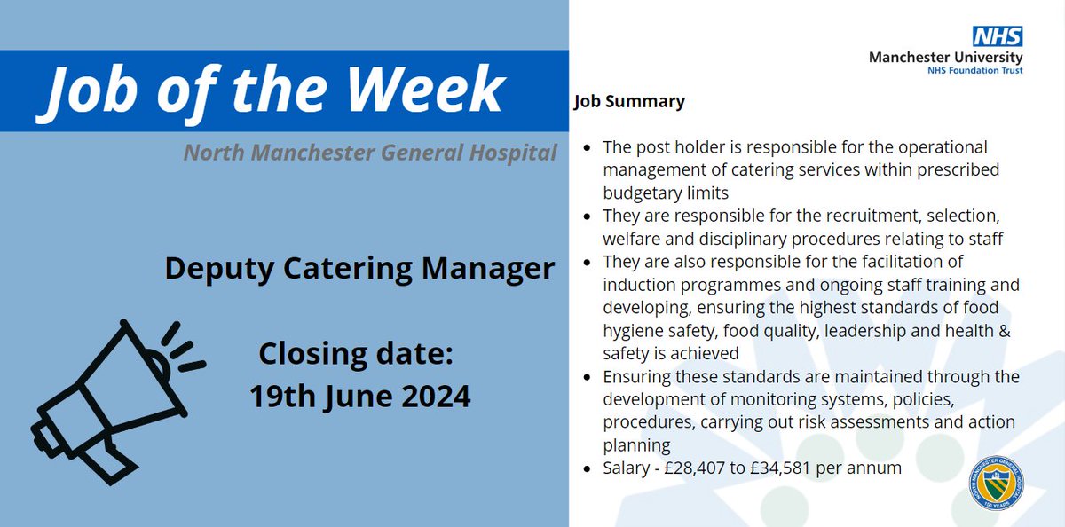 North Manchester General Hospital tweet media