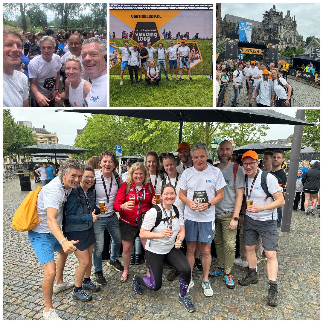 Ons goede doel van 16.000 'kilometers vreten' in 2024 is weer een flinke stap dichterbij! Tijdens de Vestingloop in onze thuishaven Den Bosch hebben 22 PTWEElingen samen 325km (hard)gelopen. 

Op naar de 16.000 voor Stichting Leergeld Den Bosch! lnkd.in/eisDPA2s