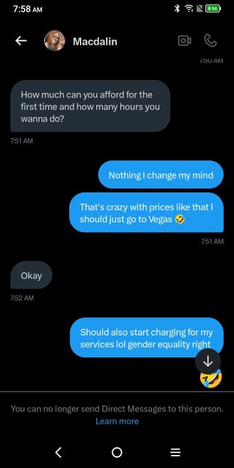 Yo #feminist y'all want equality tell the hookers they can compensate me and my services by simply not<a href="/tag/feminist"class="tags">#feminist</a>