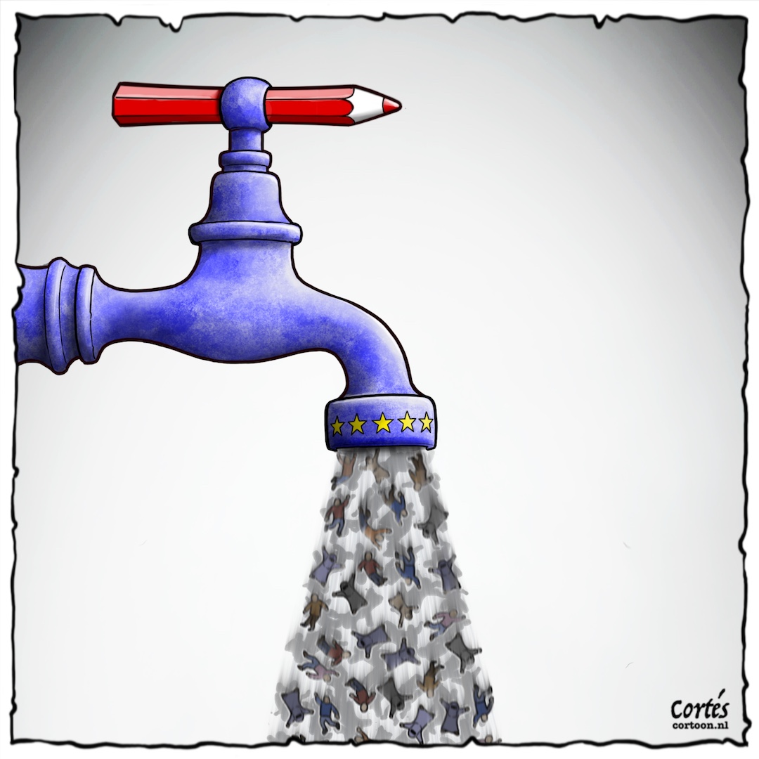 Mass-immigration. #massimmigration #immigration #EU #EuropeanElections #ElectionsEU #Elecciones #Verkiezingen