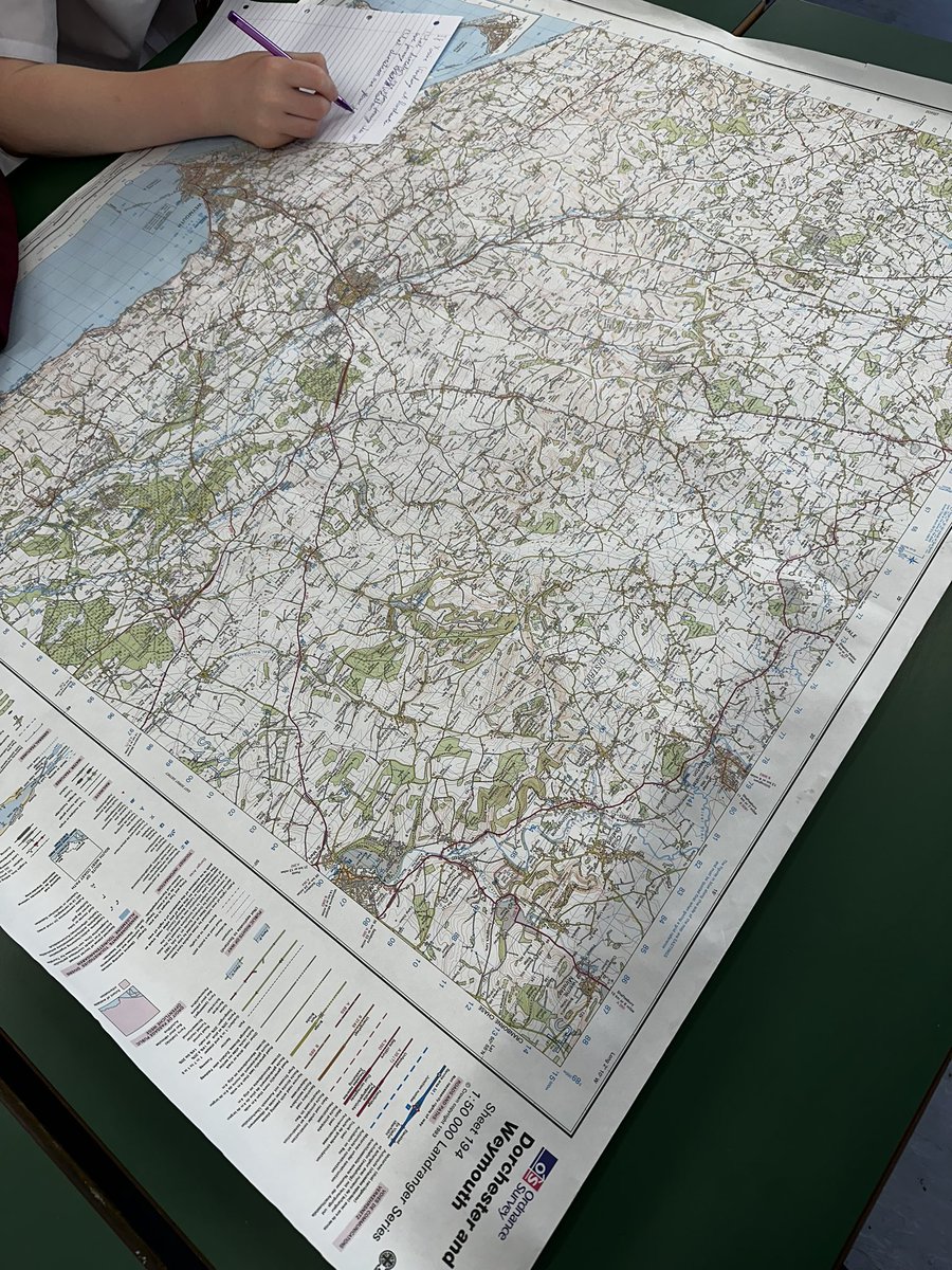 S2 have been practicing their map skills today