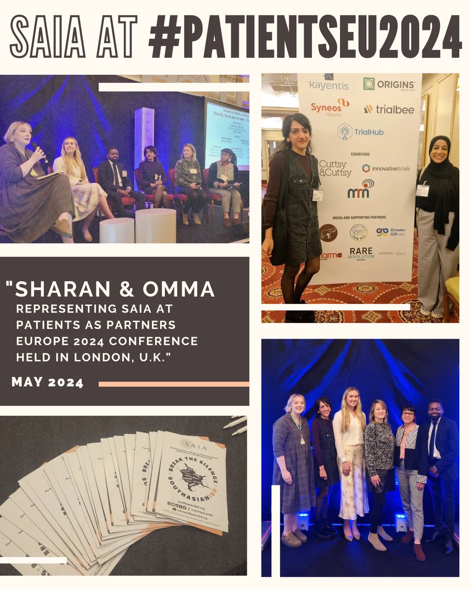 SAIA's very own Sharan Khela (<a href="/crohnsbabble/">Sharan</a>) had the privilege of attending &amp; speaking at #PatientsEU2024 a few weeks ago in London! 💜

Click to read more about her experience: 
instagram.com/p/C7351Pvudxj/…