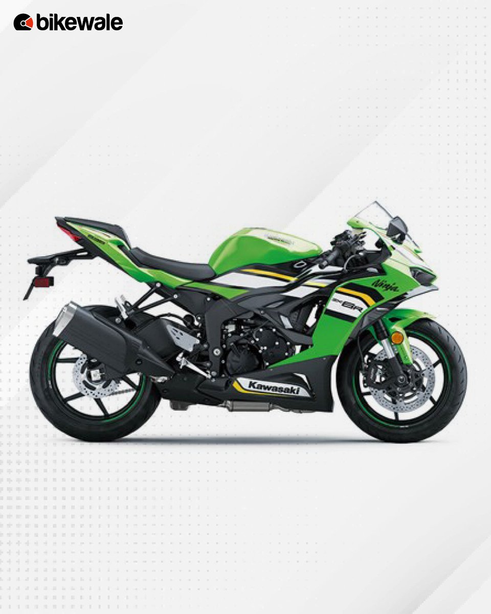 BikeWale's tweet image. #Kawasaki has introduced the 2025 #NinjaZX6R #KRTEdition for the international markets. The motorcycle features Kawasaki’s factory racing team livery. It is available in a single colour scheme - Lime Green Ebony Pearl Blizzard White.
Read more: bit.ly/3KxUCRk
#bwnews