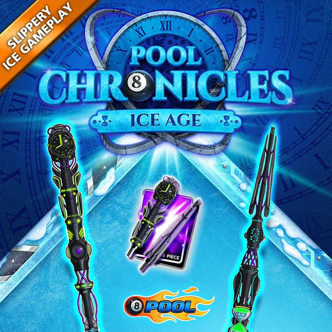 8ballpool's tweet image. NEW #PoolChronicles #IceAge Table! 🧊

🧊 Slippery ice gameplay
⏳ Win exclusive Cue Pieces
🗓️ Available until Sun June 9

More Info » mcgam.es/ij2lzc

#8BallPool