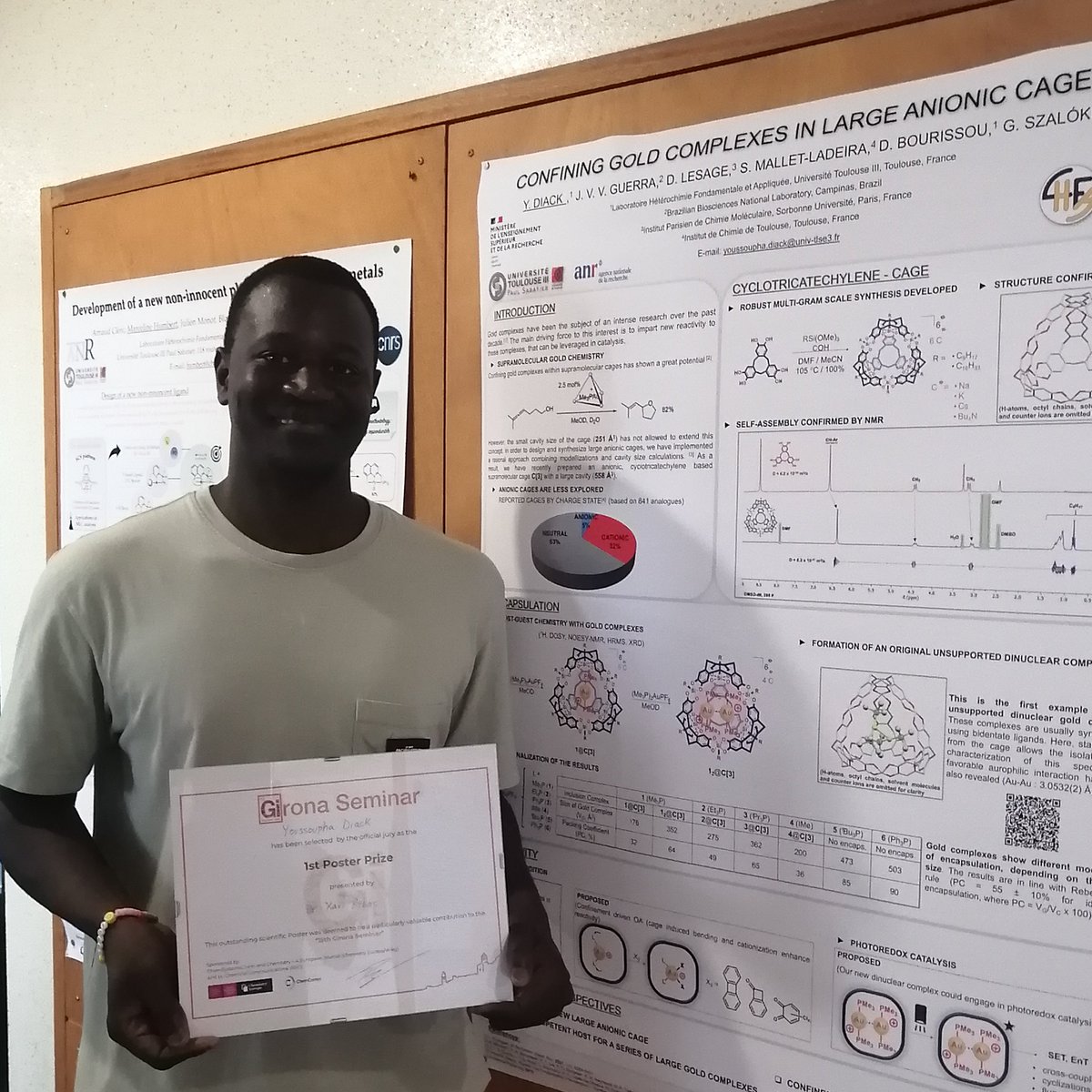 Laboratoire LBPB (@lbpb_lab) on Twitter photo Congratulations to Youssoupha Diack (<a href="/Youss_DIACK/">Youssoupha</a>) for winning the 1st Poster Prize at the Girona Seminar (28-31 May 2024)! You deserve it for this beautiful and animated poster! The power of the QRcode! Congratulations to Youssoupha Diack (<a href="/Youss_DIACK/">Youssoupha</a>) for winning the 1st Poster Prize at the Girona Seminar (28-31 May 2024)! You deserve it for this beautiful and animated poster! The power of the QRcode!