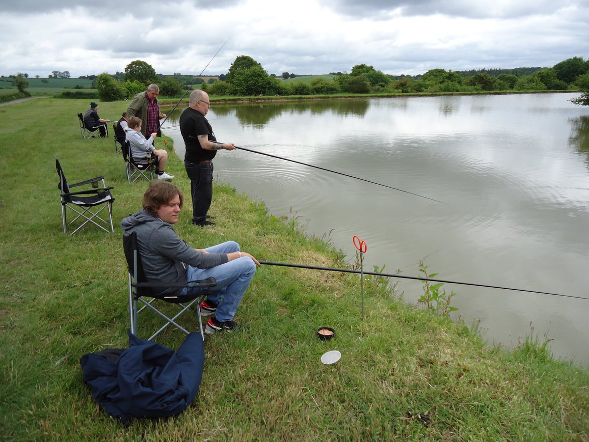 Our fishermen had a lovely day this week, catching some whoppers, a few tiddlers, and the ones that got away. *all fish are returned to the water, unharmed* #fishing #DayCentre #learningdisabilities #mentalhealth #greatoutdoors