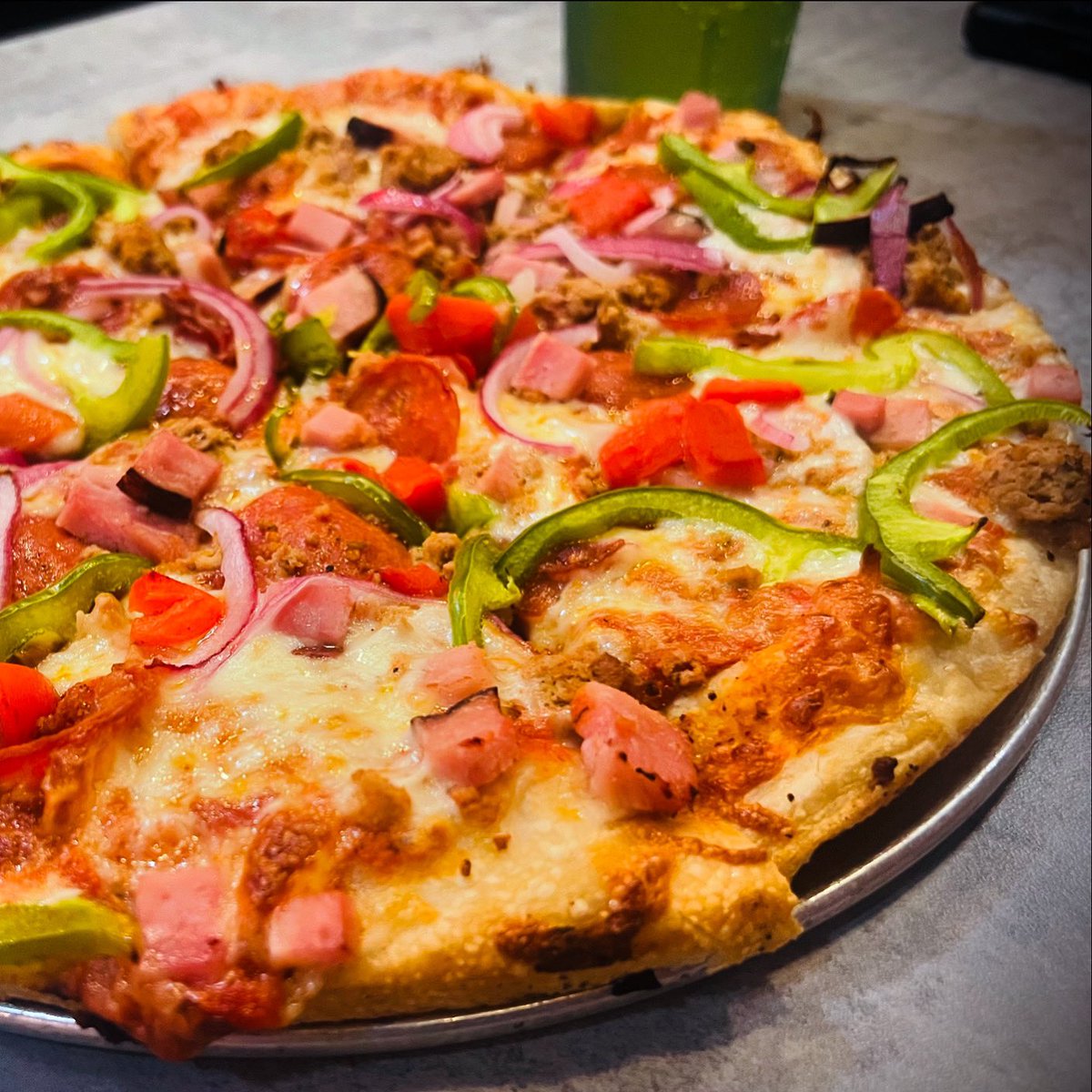 Franklin, we will set up in The “Y” across from Piggly Wiggly. Whole Pizzas are $5 OFF Today in Franklin. !