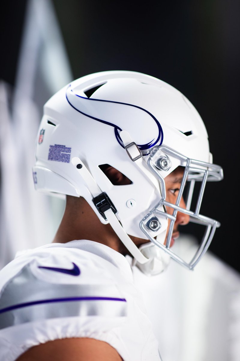 RapSheet's tweet photo. The #Vikings are unveiling sweet alternate unis, including an all-white helmet, to be worn for a winter whiteout game on Monday, Dec. 16. https://t.co/6HCIheH5vz