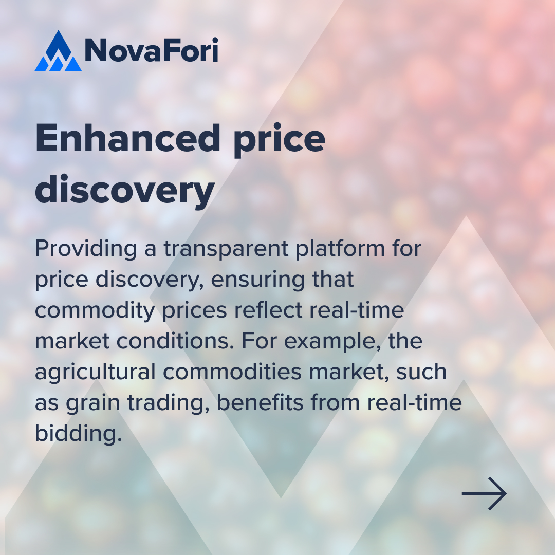 nova_fori's tweet photo. Here are 5 reasons why #commoditymarkets are now embracing #auction and #tradingtech (among other digital solutions) to achieve efficiency in their processes👀 https://t.co/X8fAbbjWCh