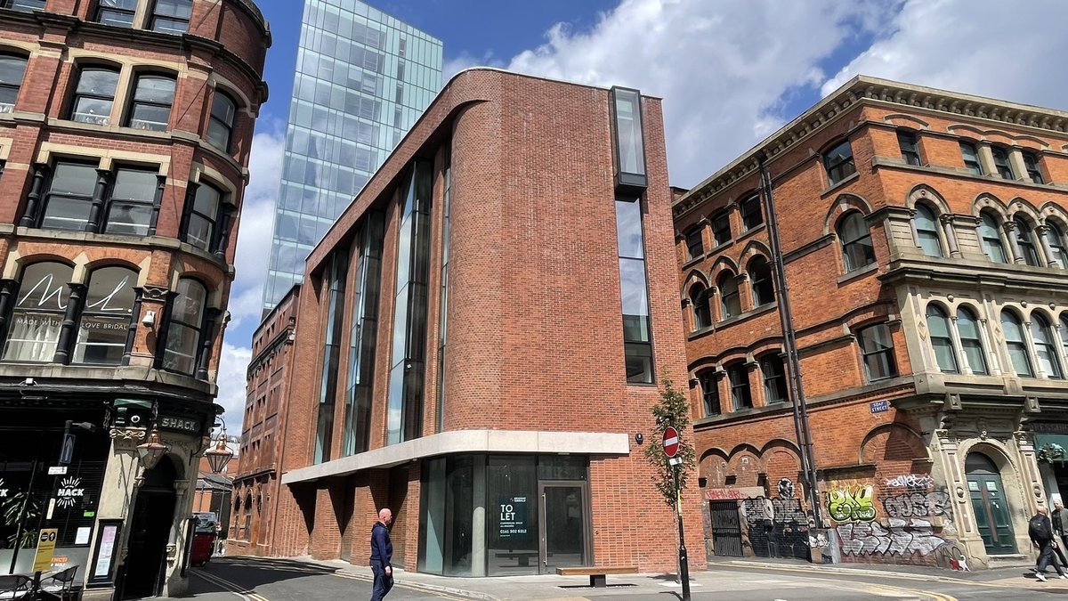I rather like how <a href="/salboyltd/">Salboy</a>’s Glassworks designed by <a href="/MatthewsArch/">Jon Matthews Architects</a> talks to the sky and on High Street and Back Turner Street talks to the neighbours. Lots of the usual naysayers have been proved wrong on a site that was either a ruin or a brickfield surface car park.