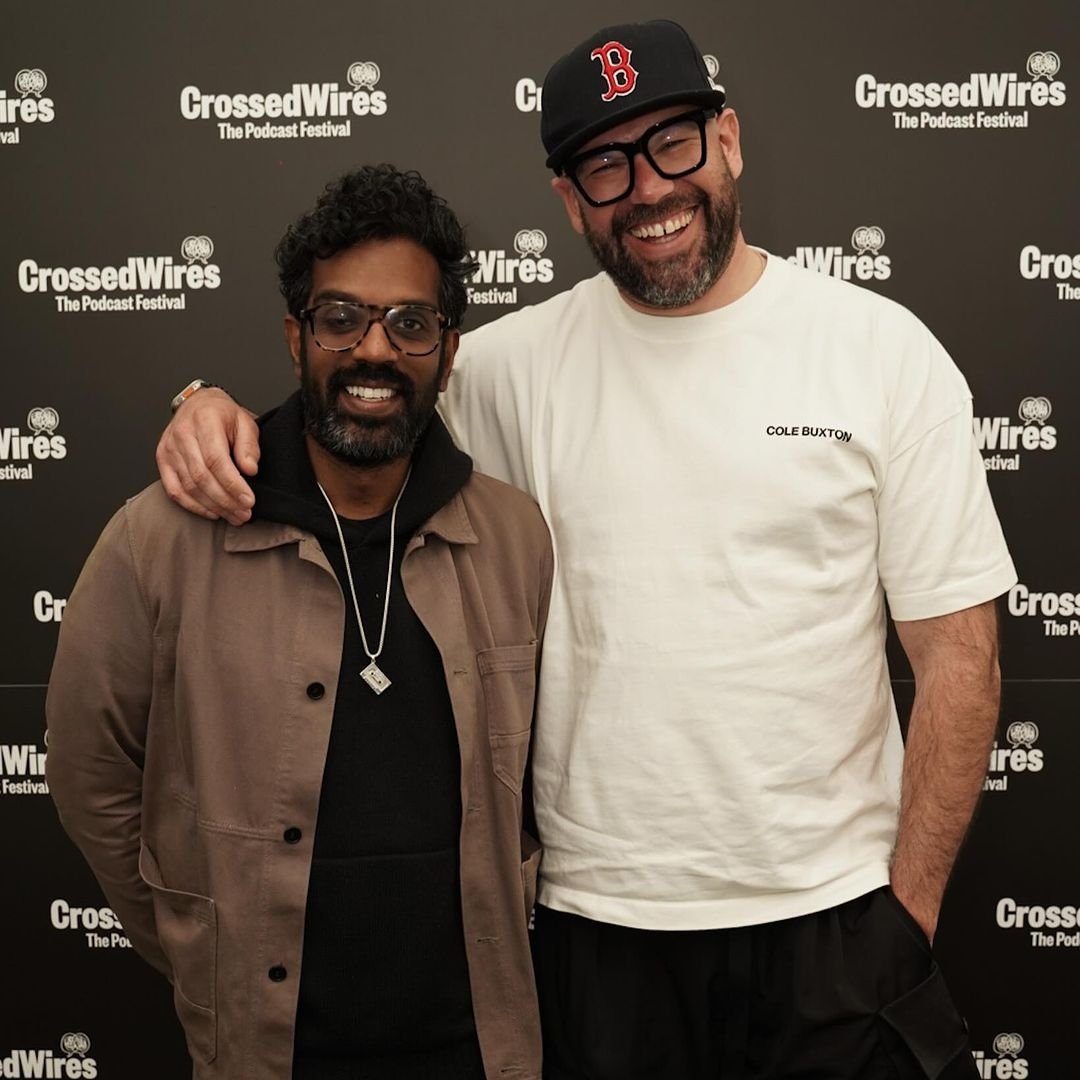 Anyone order a Wolf and Owl? 🐺🦉 Shot at Crossed Wires: The Podcast Festival in Sheffield