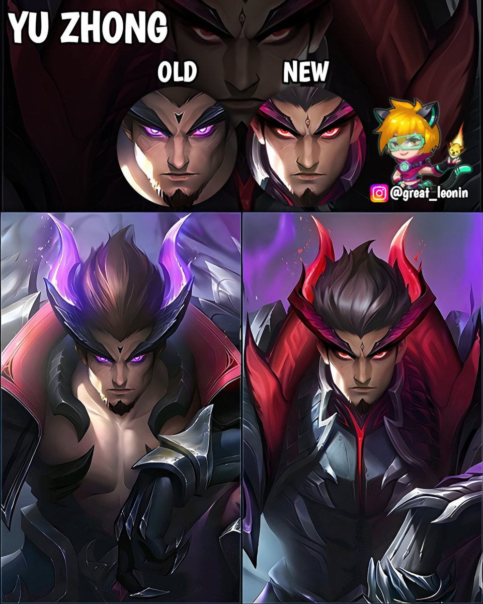 VoltaLeonin's tweet photo. Remodel Ling &amp; Remodel Yu Zhong artwork, suka yang mana https://t.co/n3gjUq0Mn9