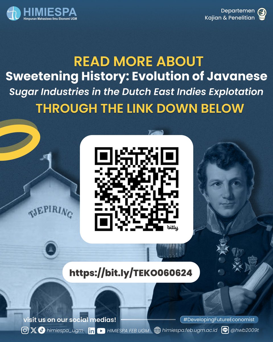 Sweet!! That’s what people said the first time they taste most of javanese food. But what was the reason behind this? How Dutch-Indies sugar industries affect the overall socio-economic culture of Java, ultimately for Indonesia?