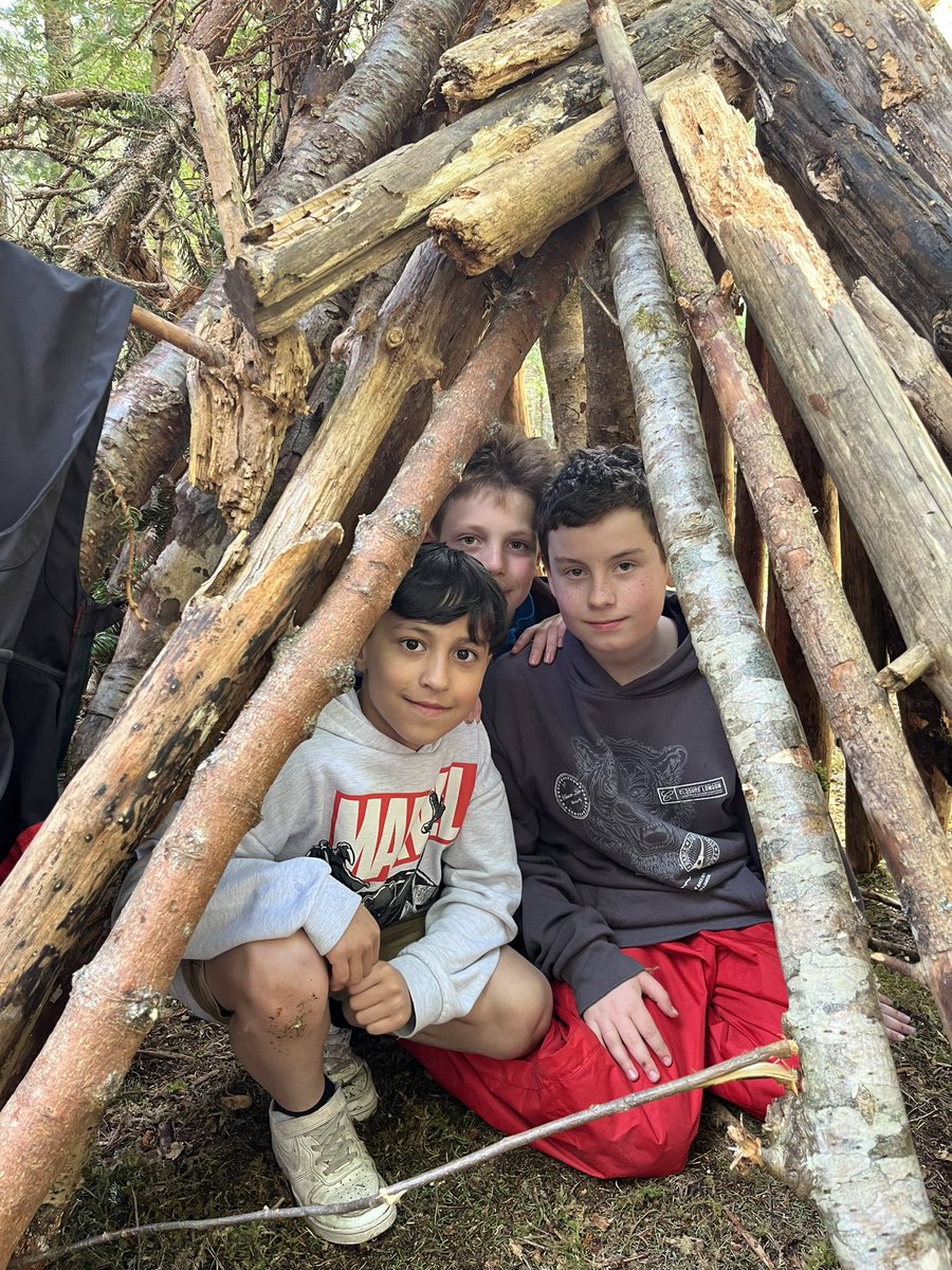 CPSP7trip's tweet image. Some fun at Bushcraft this morning…