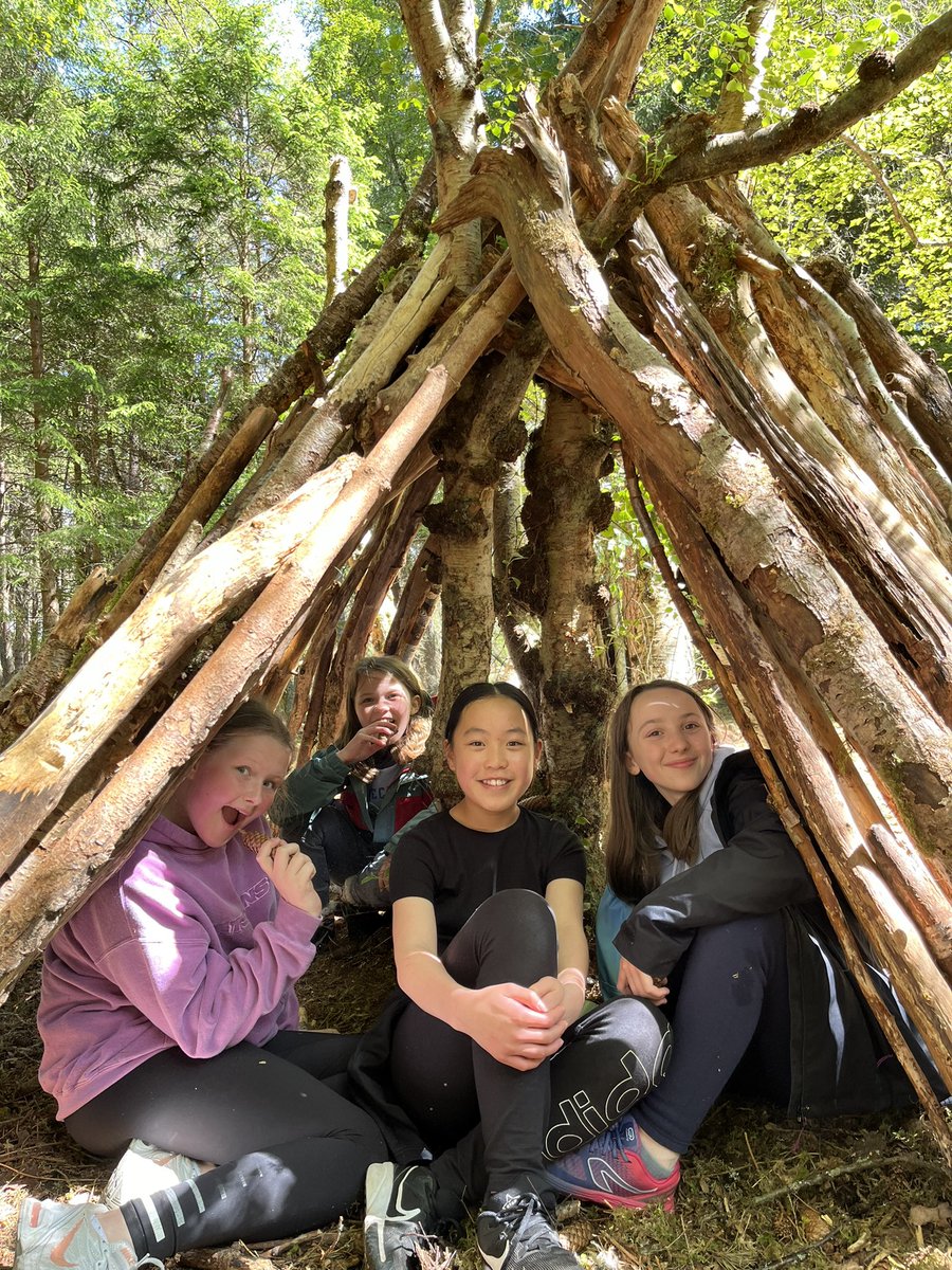 CPSP7trip's tweet image. Some fun at Bushcraft this morning…