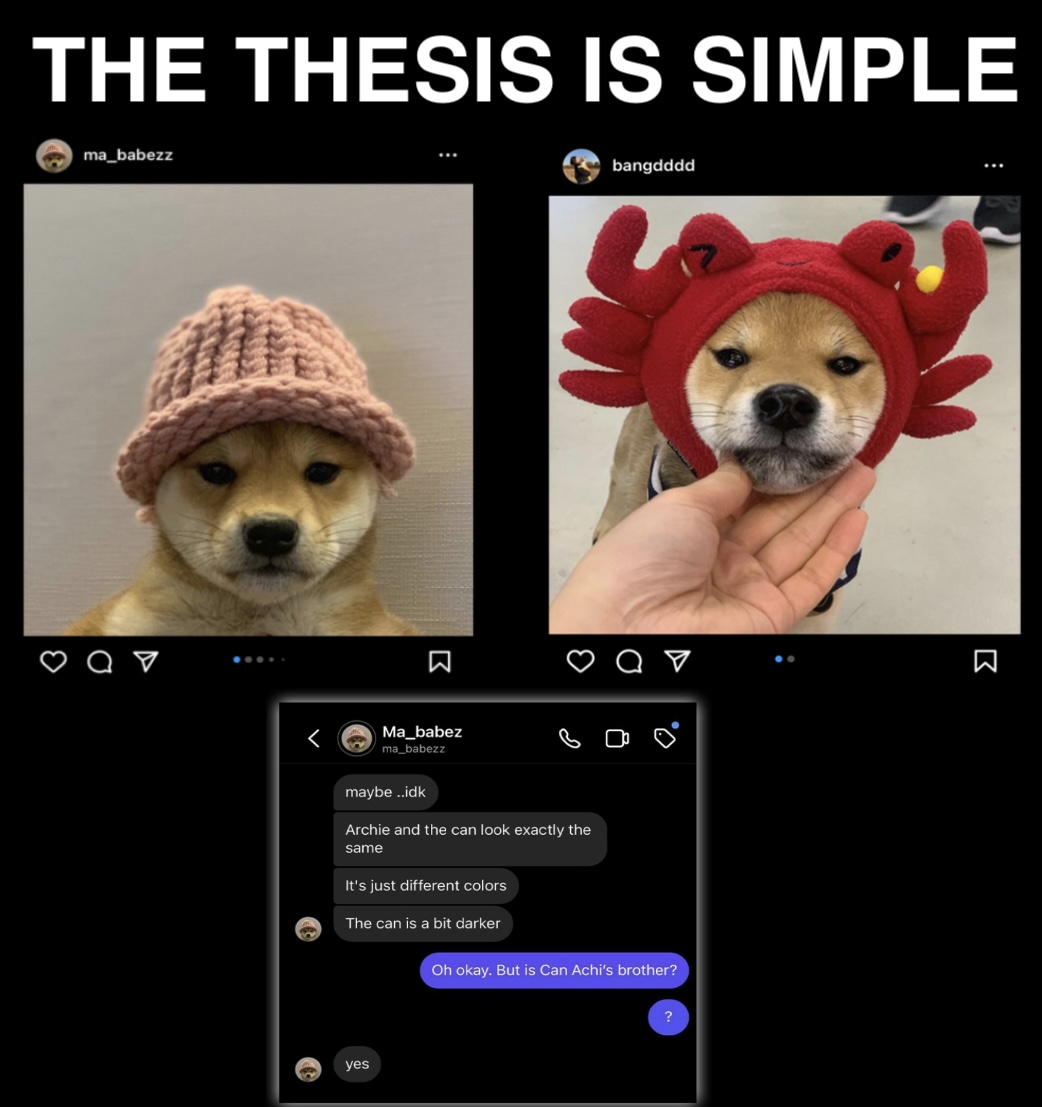 canwifhat's tweet photo. donโt overthink it, anon.
it $CAN all be so simpleโฆ https://t.co/XFwXZyLyVH