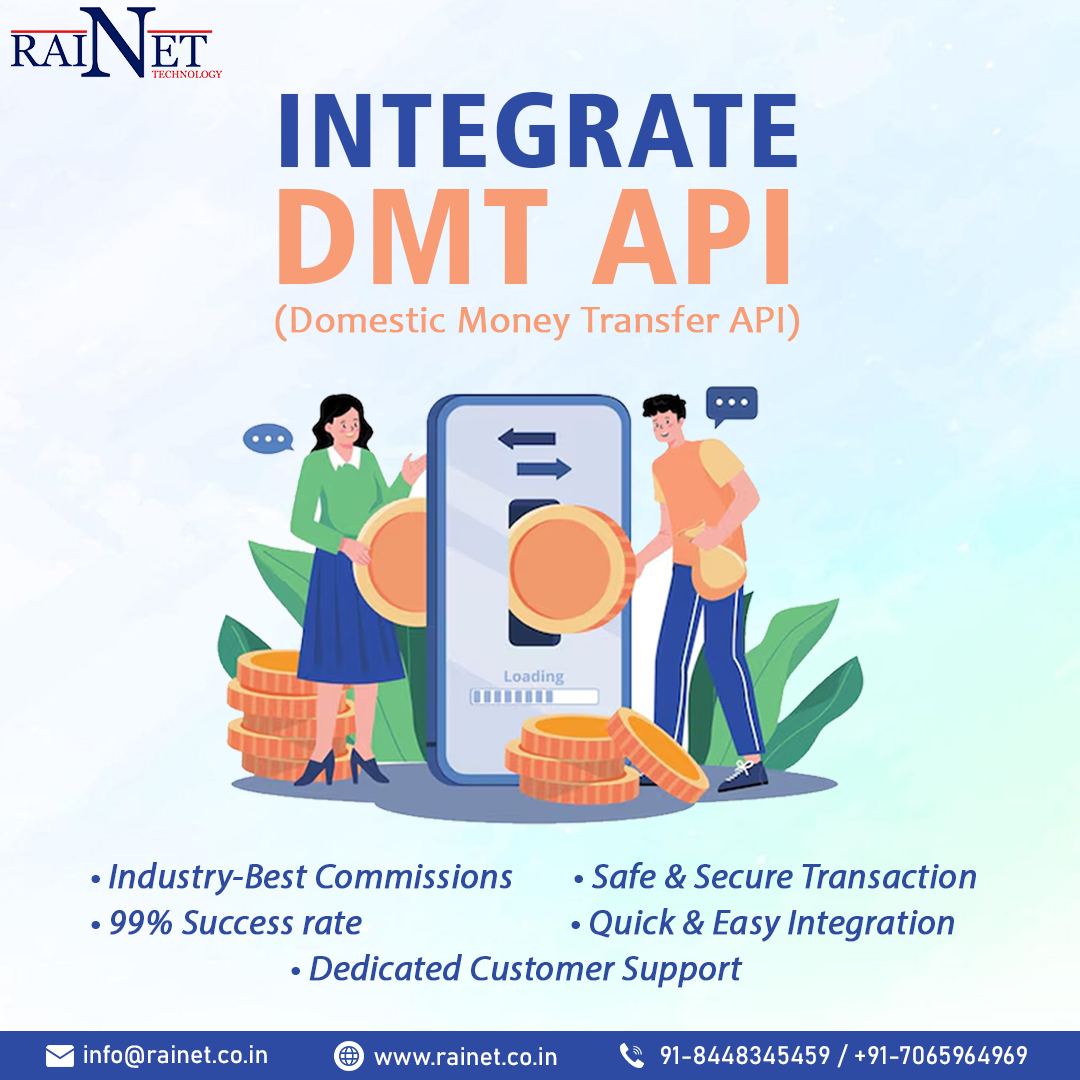 RAINETTECHNOLO1's tweet image. Embrace the solution with confidence by integrating Rainet's Domestic Money Transfer (DMT) API⚡💸
.
Call us : +91 9958519609, +91 7053448701
Mail us : info@rainet.co.in
Visit us : rainet.co.in/domestic-money…
.
#DMTAPI #DomesticMoneyTransferAPI #Fintech #GuaranteeCard #NEETfraud
