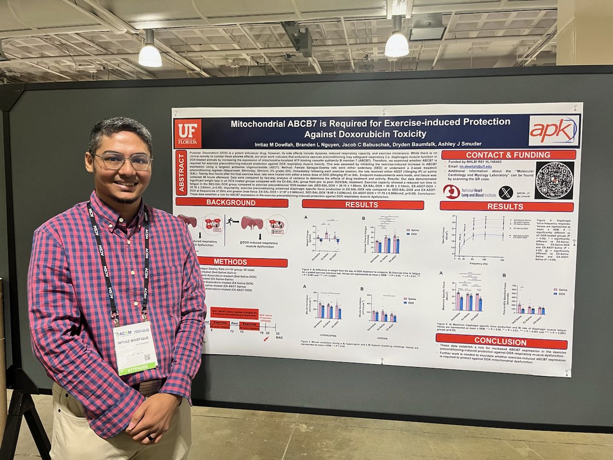MCMLab_UF (@mcml_uf) on Twitter photo Congratulations to @MCMLab_UF lab member <a href="/d_ImtiazM/">Imtiaz Dowllah, MBBS, MS</a> for an excellent poster presentation at #ACSM2024 and for receiving the Charles M. Tipton award for his research! Congratulations to @MCMLab_UF lab member <a href="/d_ImtiazM/">Imtiaz Dowllah, MBBS, MS</a> for an excellent poster presentation at #ACSM2024 and for receiving the Charles M. Tipton award for his research!