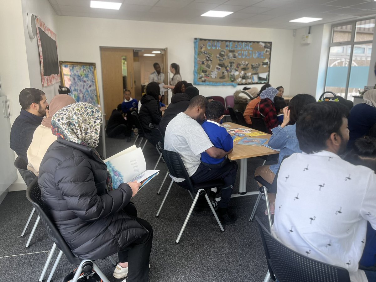 St_Chrysostoms's tweet photo. Reception delivered a fast in home reading workshop today for parents. It was lovely to see so many families engaging with our reading culture #sjcreader https://t.co/wr1hUzrrJH