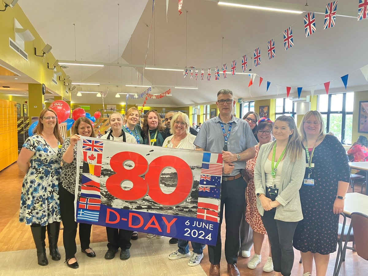 GEHNHSnews's tweet photo. We'd like to thank our Armed Forces Network, catering team and @GEHCharity for helping colleagues and patients commemorate the 80th anniversary of D-Day with a special event in our restaurant today 👏 https://t.co/GZNpdW4mNG