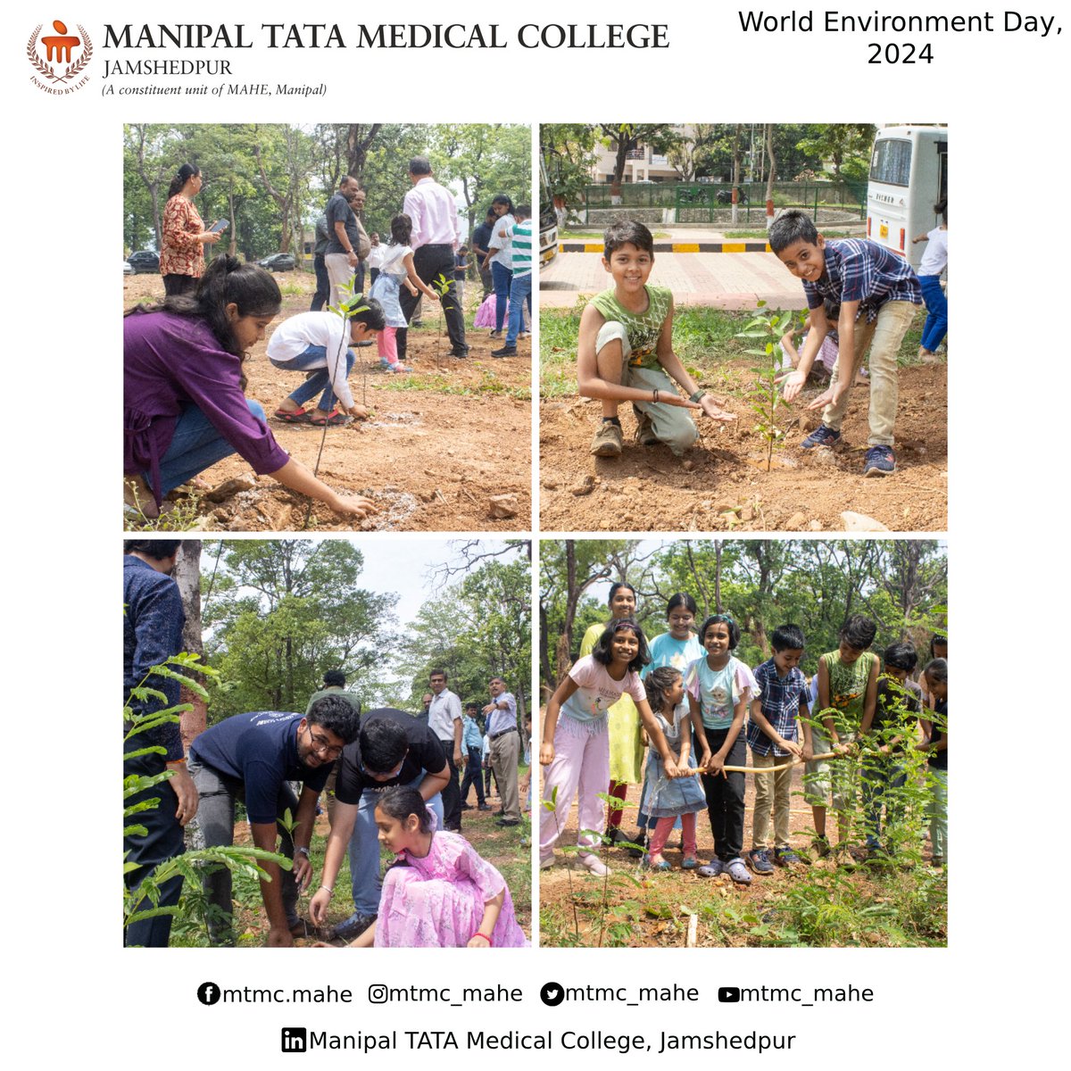 mtmc_mahe's tweet photo. World Environment Day @ MTMC campus on 5th June 2024. Painting Competition for faculty kids and tree plantation drive was done in the campus. Gifts were distributed for best painting done by the participants. #NSS-MTMC Unit #mtmc-mbbs https://t.co/XDtxLXzIEf