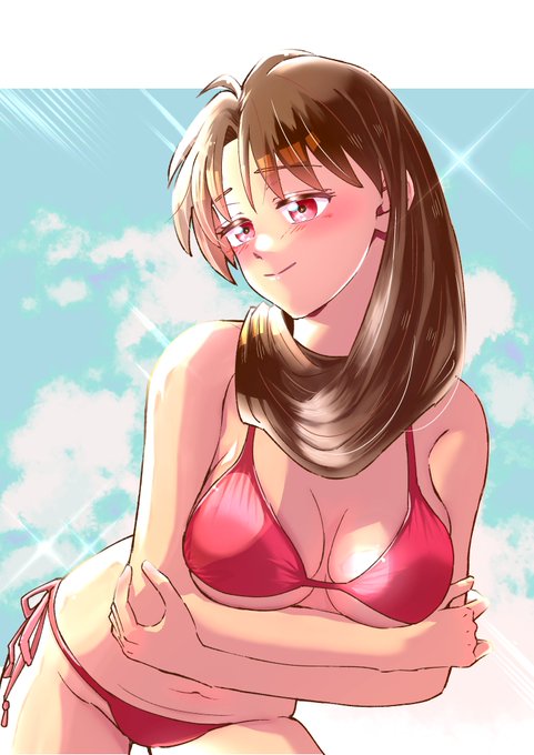 Jさん@jamira3951 にSkebで
エタメロのティナちゃんを描いて頂きました🥳🌟
エンディング後、水着姿で彼と念願のデート♪
赤いビキニがとってもまぶしいですね!😝💞
すっごくセクシーで、カレも
これでイチコロかも～w🥰💗
今回も素晴らしい作品をありがとうございます!😍😍😍 