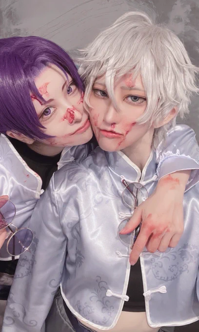 コスプレ cosplay ngro ※血糊徳川家に代々伝わる巻物にも凪誠士郎は鼻血が似合うって書いてあったそういうことです 