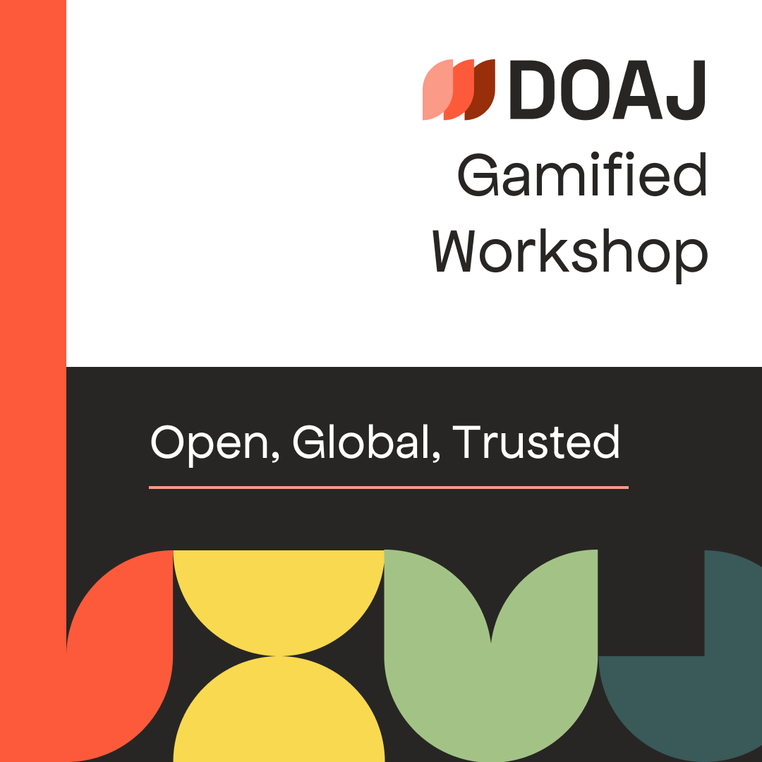 DOAJplus's tweet photo. The DOAJ Gamified Workshop, created by our Community Manager @katrinesundsbo - with help from DOAJ Friends Sarah Coombs and Aisling Coyne - has now been published!🎉

This is an OER that can be used to teach others about DOAJ's history and criteria😄

https://t.co/yuegn9qfYl https://t.co/9sgABW0i44