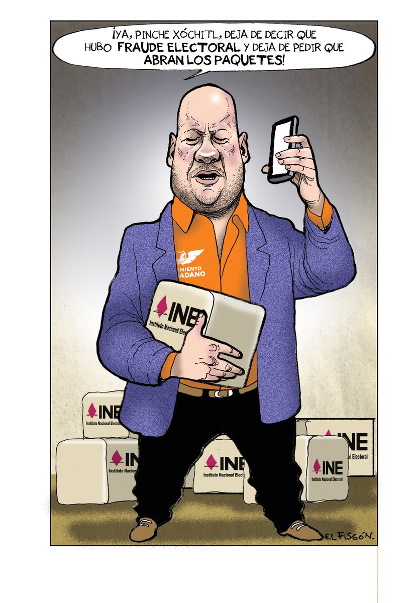 fisgonmonero's tweet photo. La elección a la gobernatura de Jalisco no es limpia. Están desaparecidas más de un millón 200 mil boletas y se rompió la cadena de custodia.
Si gana MC, se le respetará el triunfo, pero todo apunta a que @EnriqueAlfaroR hizo fraude.
Urge limpiar esa elección.
#FraudeEnJalisco https://t.co/3gdNz8ie3k