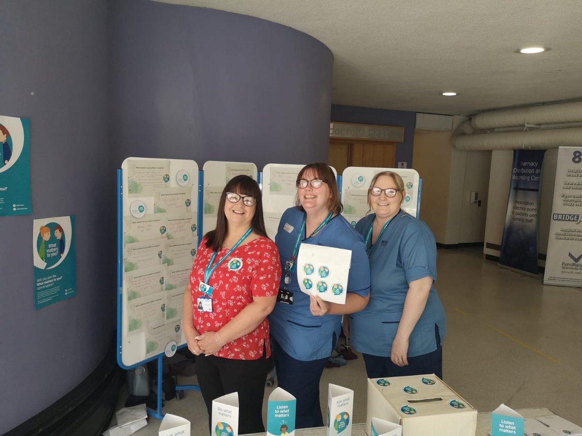 WMTY (@wmtyscot) on Twitter photo Amazing What Matters To You? activity taking place at Ninewells Hospital (Dundee) today <a href="/NHSTayside/">NHS Tayside</a>, Claire from the team <a href="/HISengage/">HIS - Community Engagement</a> <a href="/WMTYScot/">WMTY</a>, supporting <a href="/Vrichmond1/">Victoria Richmond</a> and <a href="/cjsturrock/">cjsturrock</a> 😀❤️
#WMTY24 Amazing What Matters To You? activity taking place at Ninewells Hospital (Dundee) today <a href="/NHSTayside/">NHS Tayside</a>, Claire from the team <a href="/HISengage/">HIS - Community Engagement</a> <a href="/WMTYScot/">WMTY</a>, supporting <a href="/Vrichmond1/">Victoria Richmond</a> and <a href="/cjsturrock/">cjsturrock</a> 😀❤️
#WMTY24
