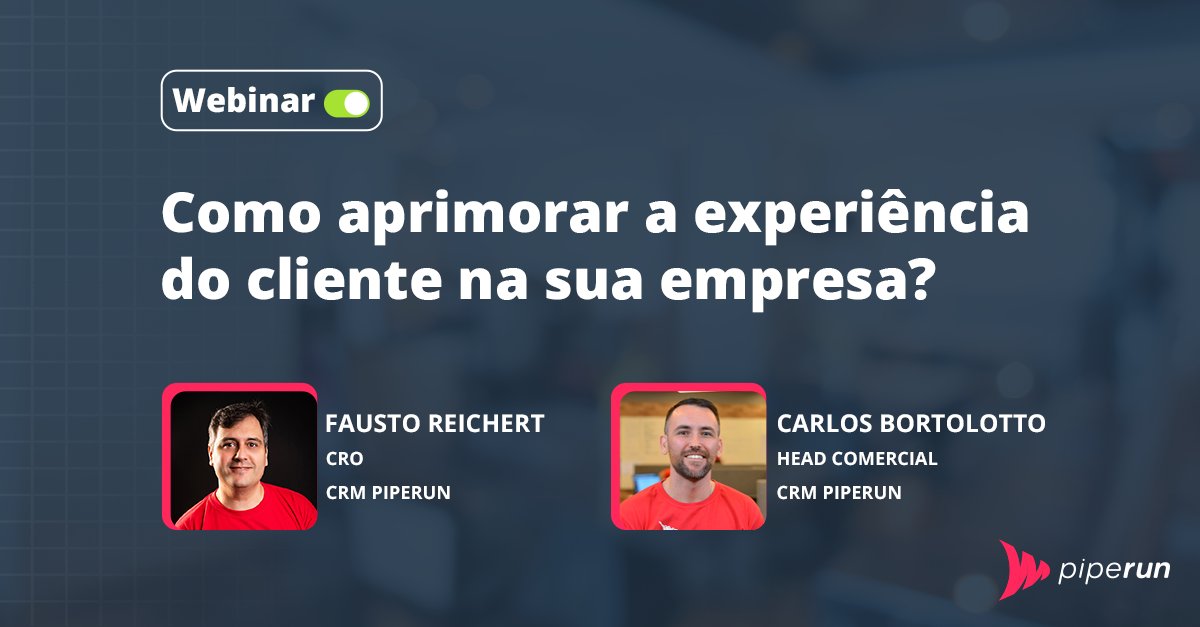 crmpiperun's tweet photo. Não perca nosso webinar hoje às 11h: 'Como aprimorar a experiência do cliente na sua empresa?'. Vamos discutir suporte, inovação com IA, satisfação do cliente e mais. Inscreva-se agora! https://t.co/lxpBB2N1Uz

#Piperun #Inovação #Vendas #Suporte #Cliente https://t.co/yeEpzkZi4Y