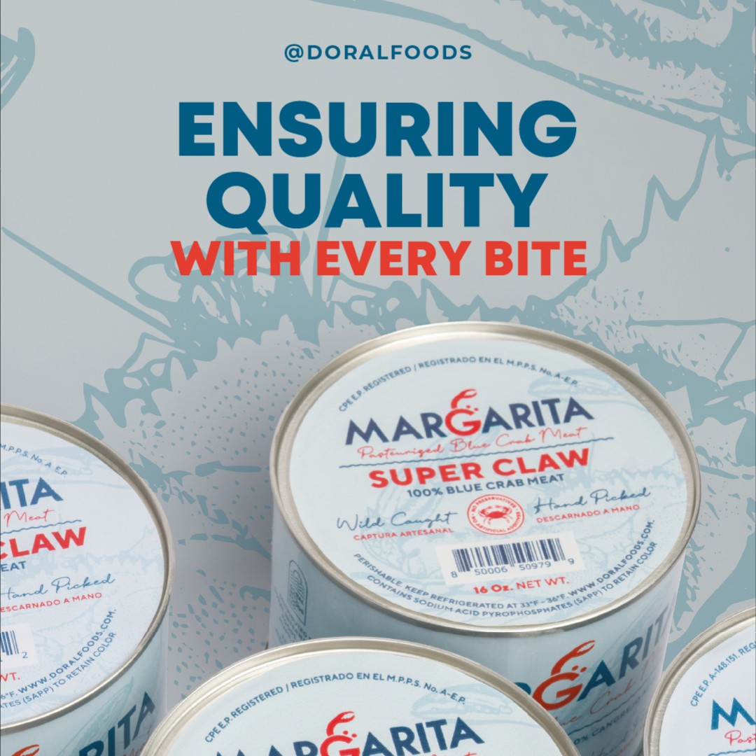 Experience the true taste of the ocean with our Margarita Premium Pasteurized Blue Crab Meat 🦀🌊 Retaining all natural savory fats for a delightful flavor! 

#SamuelsSeafood #DoralFoods #MargaritaBlueCrab #BlueCrab #Sponsor #PhiladelphiaBusiness #PhillySeafood #PremiumSeafood