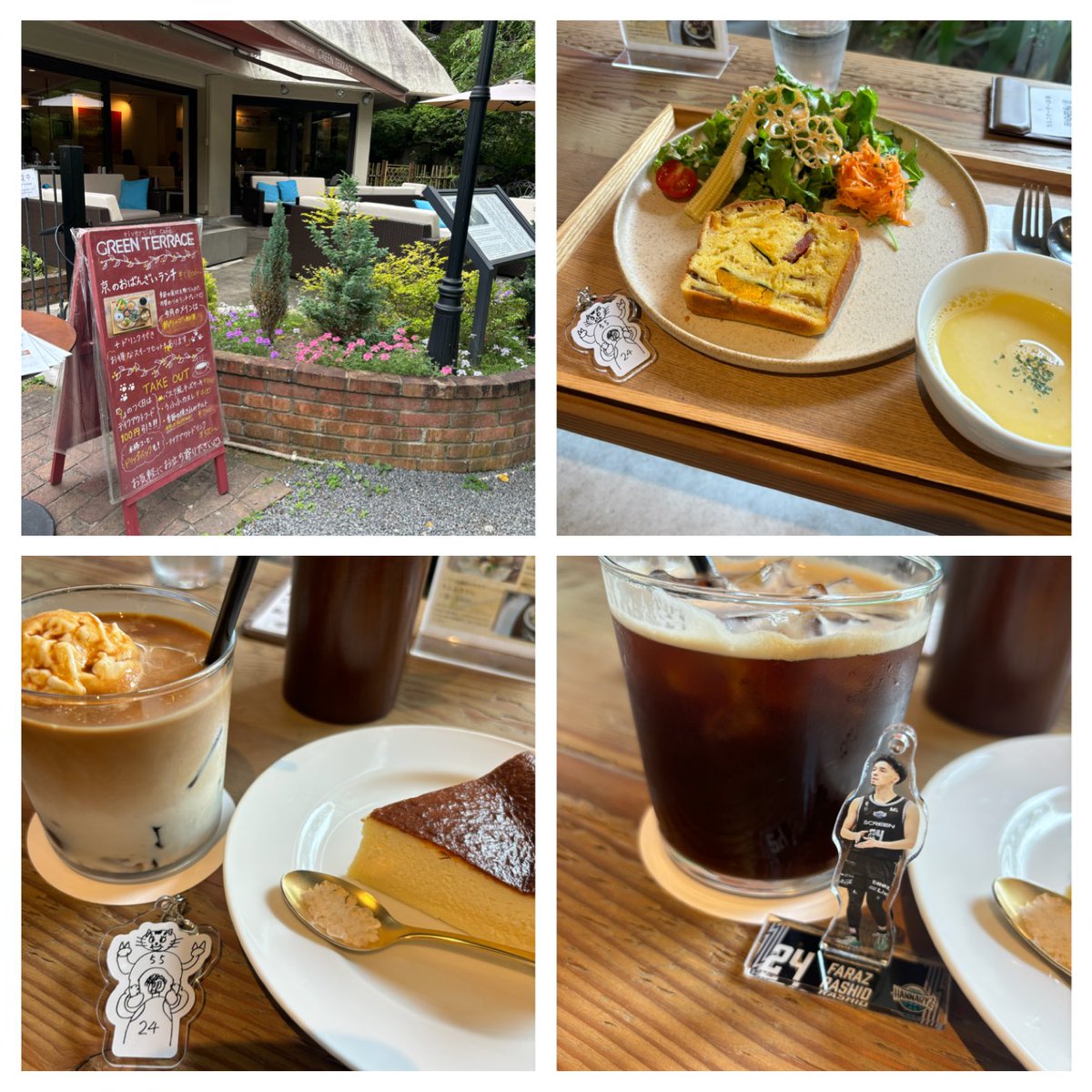Shinoputi's tweet photo. 今日は母と🫶
のむコーヒーゼリーアフォガード☕️
これ、すっごく美味しいです‼︎😋

#GREENTERRACE https://t.co/RBZV4RDZXz